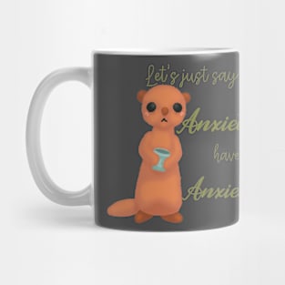 Anxious otter Mug